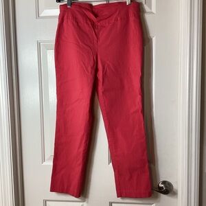 Attyre New York Pink Pull On  stretchy pants Sz 8